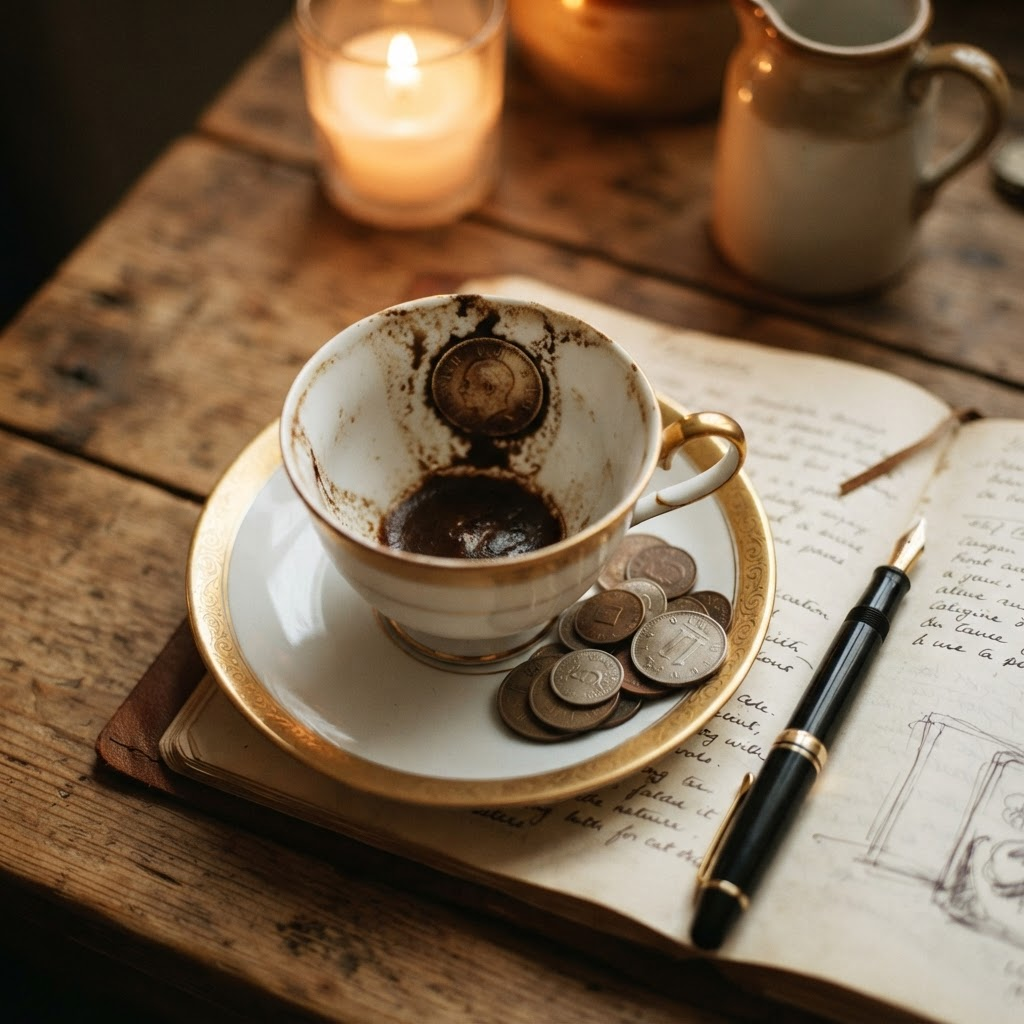 Money and Career Symbols in Coffee Cup Reading: What They Mean